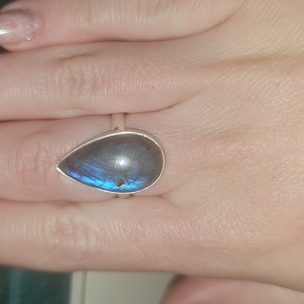 Sterling Silver Stone Ring